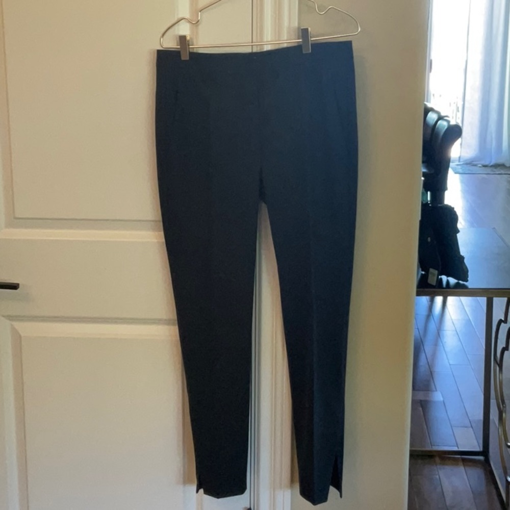 Brunello Cucinelli charcoal grey cropped trousers